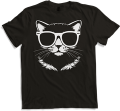 Produktbild von T-Shirt Lustige Katze mit Sonnenbrille Kätzchen Sunglas Katzen