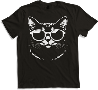 Produktbild von T-Shirt Lustige Katze mit Sonnenbrille Kätzchen Sunglas Katzen