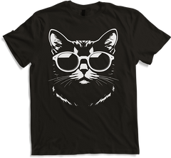 Produktbild von T-Shirt Lustige Katze mit Sonnenbrille Kätzchen Sunglas Katzen