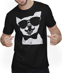 Produktbild von T-Shirt mit Mann Lustiger Chihuahua mit Sonnenbrille Chihuahuas