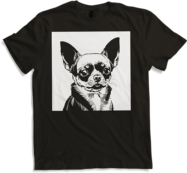 Produktbild von T-Shirt Lustiger Chihuahua mit Sonnenbrille Chihuahuas