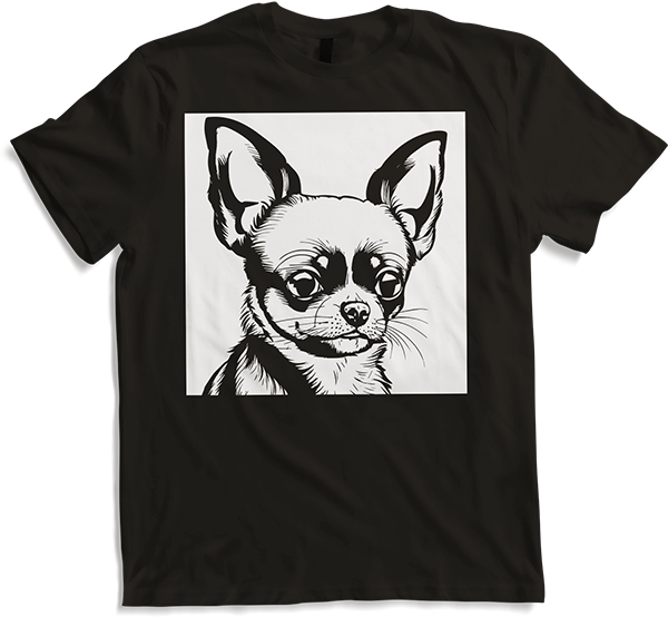 Produktbild von T-Shirt Lustiger Chihuahua mit Sonnenbrille Chihuahuas