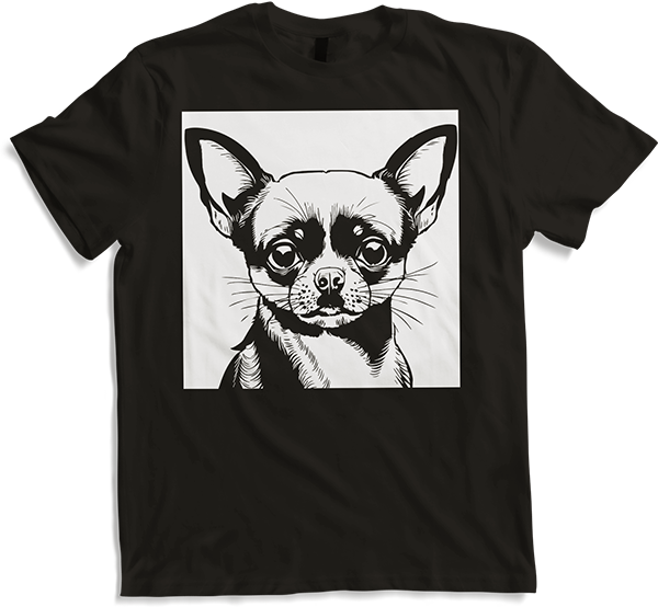 Produktbild von T-Shirt Lustiger Chihuahua mit Sonnenbrille Chihuahuas