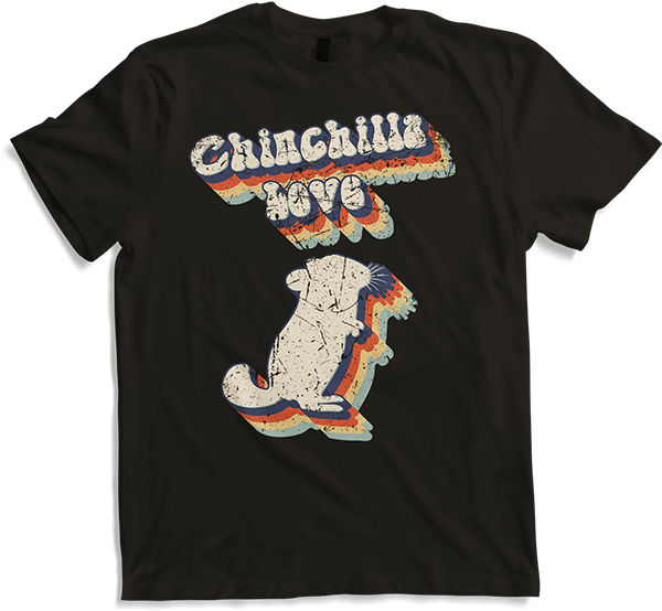 Produktbild von T-Shirt Lustiger Chinchilla-Spruch | Vintage-Chinchilla-Zubehör