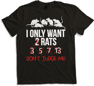 Produktbild von T-Shirt Lustiger Ratten Spruch | Mädchen Rattenbesitzer Rattenhalter