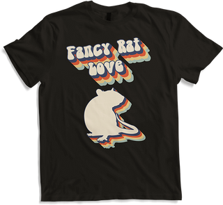 Produktbild von T-Shirt Lustiger Ratten Spruch | Vintage Farbratte für Rattenhalter