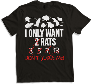 Produktbild von T-Shirt Lustiger Ratten-Spruch für Mütter, Ratten, Mutter, Haustiere, Ratten