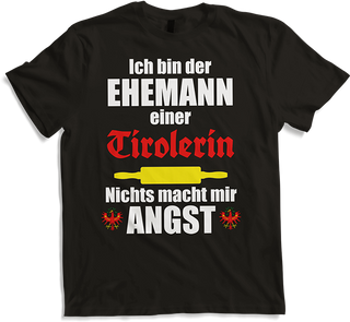 Produktbild von T-Shirt Lustiger Spruch | Ehemann Tirol Österreich | Witziges Ehe