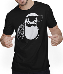 Produktbild von T-Shirt mit Mann Lustiger Vogel mit Sonnenbrille Cool Bourke's Sittich