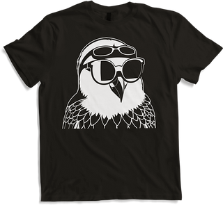 Produktbild von T-Shirt Lustiger Vogel mit Sonnenbrille Cool Bourke's Sittich