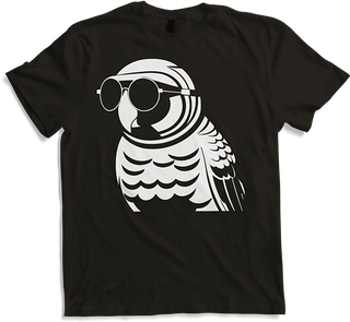 Produktbild von T-Shirt Lustiger Vogel mit Sonnenbrille Cool Bourke's Sittich