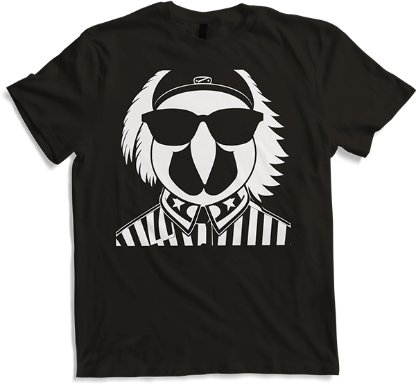 Produktbild von T-Shirt Lustiger Vogel mit Sonnenbrille Cool Bourke's Sittich