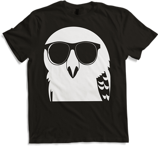 Produktbild von T-Shirt Lustiger Vogel mit Sonnenbrille Cool Bourke's Sittich