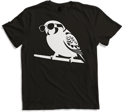 Produktbild von T-Shirt Lustiger Vogel mit Sonnenbrille Cool Bourke's Sittich