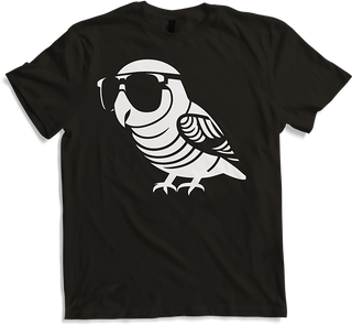 Produktbild von T-Shirt Lustiger Vogel mit Sonnenbrille Cool Bourke's Sittich