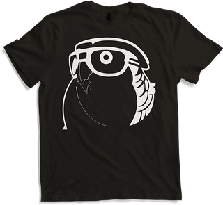 Produktbild von T-Shirt Lustiger Vogel mit Sonnenbrille Cool Bourke's Sittich