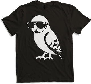 Produktbild von T-Shirt Lustiger Vogel mit Sonnenbrille Cool Bourke's Sittich