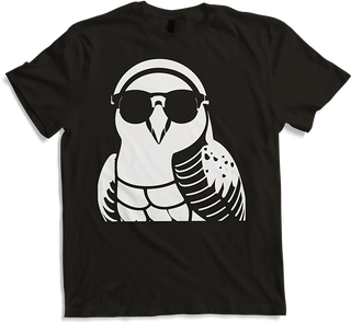 Produktbild von T-Shirt Lustiger Vogel mit Sonnenbrille Cool Bourke's Sittich