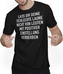 Produktbild von T-Shirt mit Mann Lustiger schlechte Laune Spruch Ironie Sarkastische Sprüche