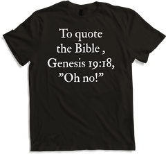 Produktbild von T-Shirt Lustiges Bibelzitat "Oh no!" Altes Testament Moses Bibel