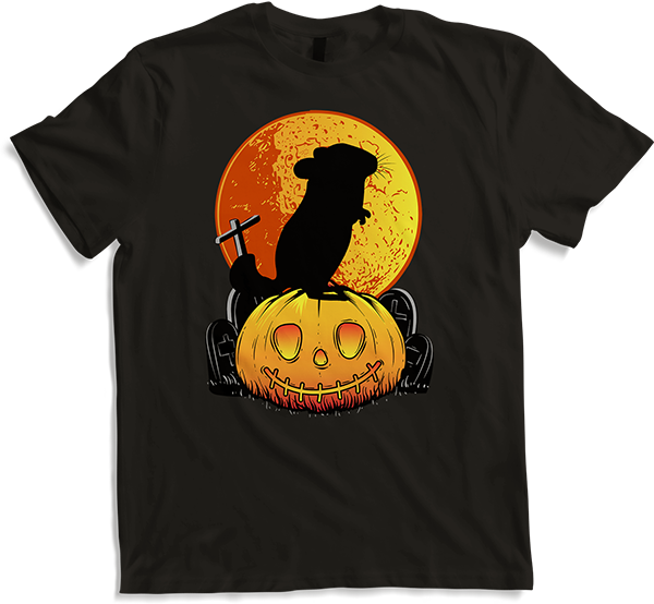 Produktbild von T-Shirt Lustiges Chinchillas Halloween | Geschenk Chinchillahalter