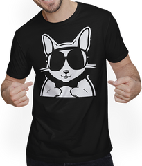 Produktbild von T-Shirt mit Mann Lustiges Eichhörnchen mit Sonnenbrille, Eichhörnchen