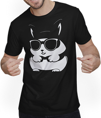 Produktbild von T-Shirt mit Mann Lustiges Eichhörnchen mit Sonnenbrille, Eichhörnchen