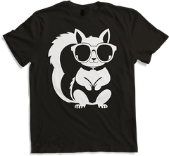 Produktbild von T-Shirt Lustiges Eichhörnchen mit Sonnenbrille, Eichhörnchen