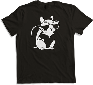 Produktbild von T-Shirt Lustiges Eichhörnchen mit Sonnenbrille, Eichhörnchen