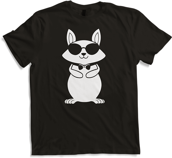 Produktbild von T-Shirt Lustiges Eichhörnchen mit Sonnenbrille, Eichhörnchen