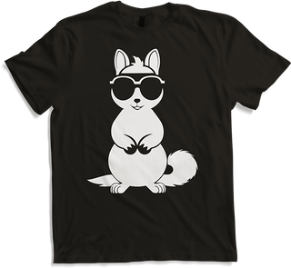 Produktbild von T-Shirt Lustiges Eichhörnchen mit Sonnenbrille, Eichhörnchen