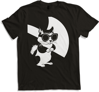 Produktbild von T-Shirt Lustiges Eichhörnchen mit Sonnenbrille, Eichhörnchen