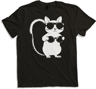 Produktbild von T-Shirt Lustiges Eichhörnchen mit Sonnenbrille, Eichhörnchen