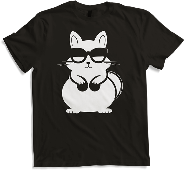Produktbild von T-Shirt Lustiges Eichhörnchen mit Sonnenbrille, Eichhörnchen