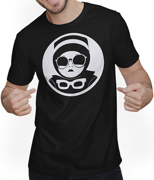 Produktbild von T-Shirt mit Mann Lustiges Kleinkind trägt Sonnenbrille Cooles Baby