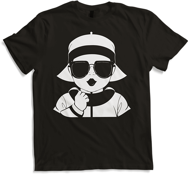 Produktbild von T-Shirt Lustiges Kleinkind trägt Sonnenbrille Cooles Baby