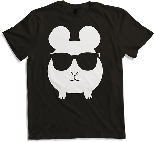 Produktbild von T-Shirt Lustiges Meerschweinchen mit Sonnenbrille Meerschweinchen