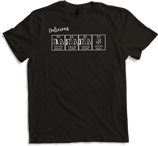 Produktbild von T-Shirt Lustiges Periodensystem der Elemente Banane T-Shirt