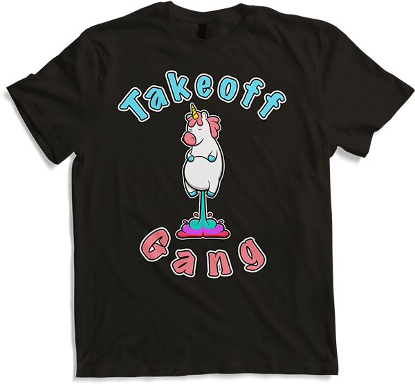 Produktbild von T-Shirt Lustiges pupsendes / furzendes Einhorn mit Spruch Shirt