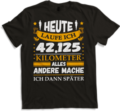 Produktbild von T-Shirt Marathon Spruch Langstrecken Läufer Sprüche Marathonläufer