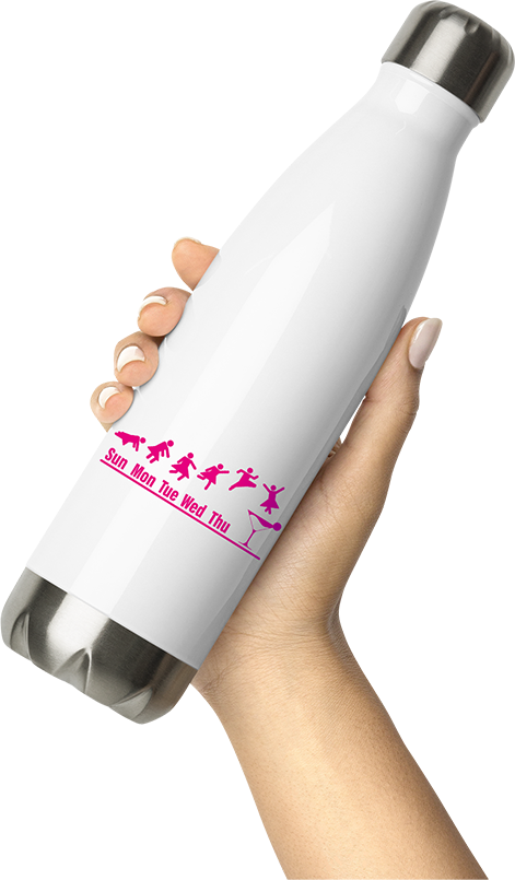 Produktbild von Thermosflasche von Hand gehalten Margarita Week Women Finally Friday Ladies Cocktail Spruch