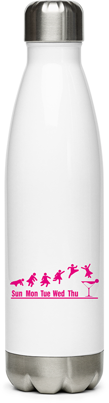 Produktbild von Edelstahlflasche Margarita Week Women Finally Friday Ladies Cocktail Spruch