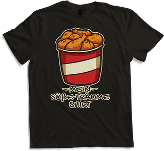 Produktbild von T-Shirt Mein Süße-Träume Shirt Schlafshirt Hähnchenkeulen Grill