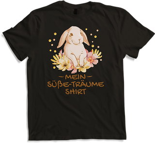 Produktbild von T-Shirt Mein Süße-Träume Shirt Schlafshirt Mädchen Jungen Kaninchen
