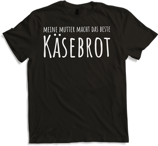 Produktbild von T-Shirt Mutter macht das beste Käsebrot Brotzeit Mama Brot Sprüche
