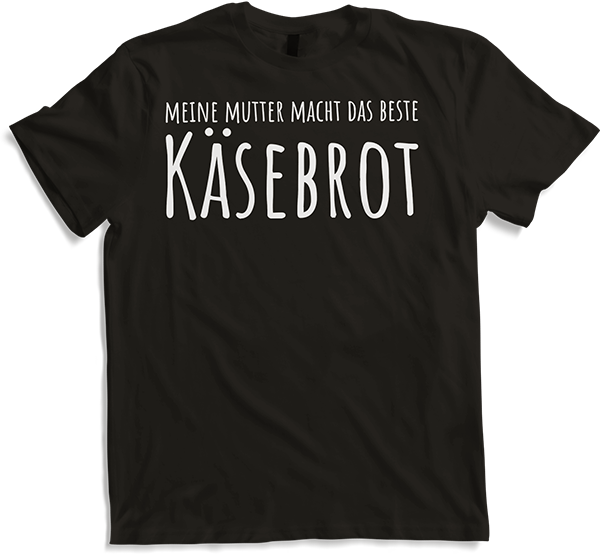 Produktbild von T-Shirt Mutter macht das beste Käsebrot Brotzeit Mama Brot Sprüche