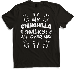 Produktbild von T-Shirt My Chinchilla Walks All Over Me Lustiger Chinchilla-Spruch