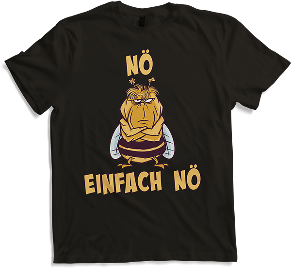 Produktbild von T-Shirt NÖ Biene | Lustiger Cooler Spruch | Für Mädchen & Jungs