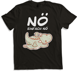 Produktbild von T-Shirt NÖ Drache | Lustiger Cooler Spruch | Für Mädchen & Teenager