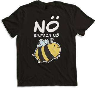 Produktbild von T-Shirt NÖ Hummel Lustiger Cooler Spruch Für Mädchen Teenager Biene